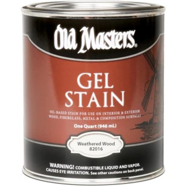Old Masters 292674 1 qt. Weathered Wood Gel Stain OL327588 - main